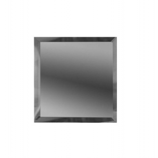 Квадратная Зеркальная Графитовая плитка 250*250 с фацетом 10мм